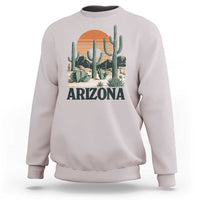 Arizona Desert Sunset Sweatshirt Vintage Cactus Grand Canyon State Gift - Wonder Print Shop