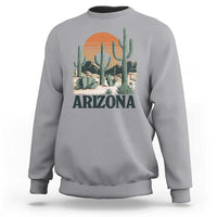 Arizona Desert Sunset Sweatshirt Vintage Cactus Grand Canyon State Gift - Wonder Print Shop