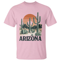 Arizona Desert Sunset T Shirt Vintage Cactus Grand Canyon State Gift - Wonder Print Shop