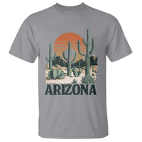 Arizona Desert Sunset T Shirt Vintage Cactus Grand Canyon State Gift - Wonder Print Shop