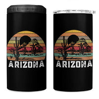 Arizona 4 in 1 Can Cooler Tumbler Retro Desert Landscape Cactus Lover Gift - Wonder Print Shop