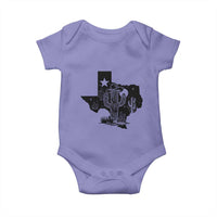 Western Pride Gift Baby Onesie Cactus Texas Map With Cowboy Hat - Wonder Print Shop