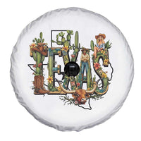 Texas Cowboy And Cowgirl Spare Tire Cover Vintage Cactus Gift Idea - Wonder Print Shop