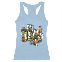 Texas Cowboy And Cowgirl Racerback Tank Top Vintage Cactus Gift Idea - Wonder Print Shop