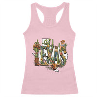 Texas Cowboy And Cowgirl Racerback Tank Top Vintage Cactus Gift Idea - Wonder Print Shop