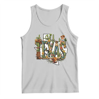 Texas Cowboy And Cowgirl Tank Top Vintage Cactus Gift Idea - Wonder Print Shop