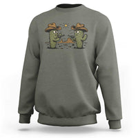 Funny Lone Star Cactus Cowboy Gunfight Gift Sweatshirt - Wonder Print Shop