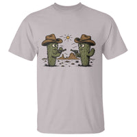 Funny Lone Star Cactus Cowboy Gunfight Gift T Shirt - Wonder Print Shop