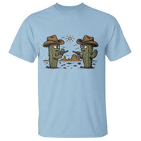 Funny Lone Star Cactus Cowboy Gunfight Gift T Shirt - Wonder Print Shop