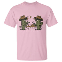 Funny Lone Star Cactus Cowboy Gunfight Gift T Shirt - Wonder Print Shop