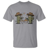 Funny Lone Star Cactus Cowboy Gunfight Gift T Shirt - Wonder Print Shop