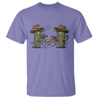 Funny Lone Star Cactus Cowboy Gunfight Gift T Shirt - Wonder Print Shop