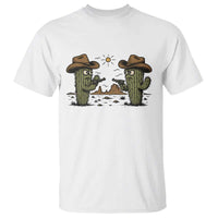 Funny Lone Star Cactus Cowboy Gunfight Gift T Shirt - Wonder Print Shop