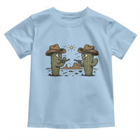 Funny Lone Star Cactus Cowboy Gunfight Gift Toddler T Shirt - Wonder Print Shop