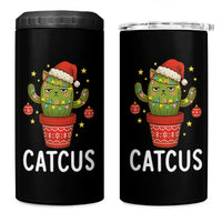 Funny Christmas Catcus 4 in 1 Can Cooler Tumbler Succulent Lover Gift - Wonder Print Shop
