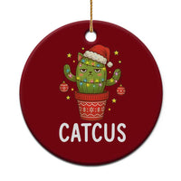 Funny Xmas Catcus Ceramic Ornament Succulent Lover Gift - Wonder Print Shop