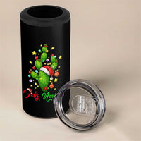 Feliz Navidad Cactus 4 in 1 Can Cooler Tumbler Funny Spanish Christmas Gift - Wonder Print Shop