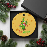 Feliz Navidad Cactus Ceramic Ornament Funny Spanish Xmas Gift - Wonder Print Shop