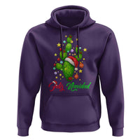 Feliz Navidad Cactus Hoodie Funny Spanish Christmas Gift - Wonder Print Shop