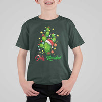 Feliz Navidad Cactus T Shirt For Kid Funny Spanish Christmas Gift - Wonder Print Shop