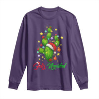 Feliz Navidad Cactus Long Sleeve Shirt Funny Spanish Christmas Gift - Wonder Print Shop