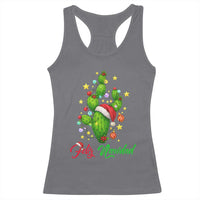 Feliz Navidad Cactus Racerback Tank Top Funny Spanish Christmas Gift - Wonder Print Shop