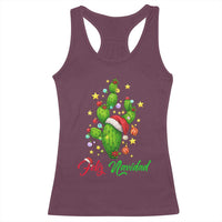 Feliz Navidad Cactus Racerback Tank Top Funny Spanish Christmas Gift - Wonder Print Shop