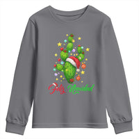 Feliz Navidad Cactus Youth Sweatshirt Funny Spanish Christmas Gift - Wonder Print Shop
