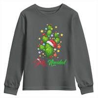 Feliz Navidad Cactus Youth Sweatshirt Funny Spanish Christmas Gift - Wonder Print Shop