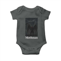 Mothman Baby Onesie Folklore Cryptid Gift Silver Bridge West Virginia - Wonder Print Shop