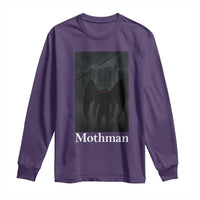 Mothman Long Sleeve Shirt Folklore Cryptid Gift Silver Bridge West Virginia - Wonder Print Shop