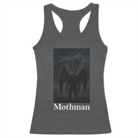 Mothman Racerback Tank Top Folklore Cryptid Gift Silver Bridge West Virginia - Wonder Print Shop