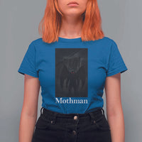 Mothman T Shirt For Women Folklore Cryptid Gift Silver Bridge West Virginia - Wonder Print Shop