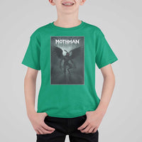 Mothman T Shirt For Kid Folklore Gothic Horror Cryptid Gift - Wonder Print Shop