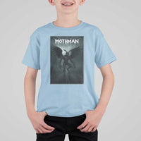 Mothman T Shirt For Kid Folklore Gothic Horror Cryptid Gift - Wonder Print Shop