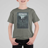 Mothman T Shirt For Kid Folklore Gothic Horror Cryptid Gift - Wonder Print Shop