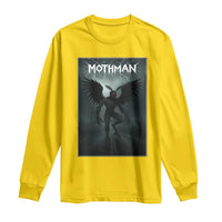 Mothman Long Sleeve Shirt Folklore Gothic Horror Cryptid Gift - Wonder Print Shop