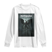 Mothman Long Sleeve Shirt Folklore Gothic Horror Cryptid Gift - Wonder Print Shop