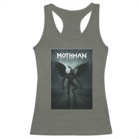 Mothman Racerback Tank Top Folklore Gothic Horror Cryptid Gift - Wonder Print Shop
