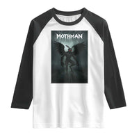 Mothman Raglan Shirt Folklore Gothic Horror Cryptid Gift - Wonder Print Shop