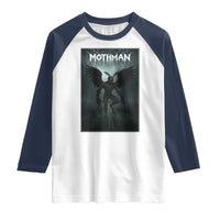 Mothman Raglan Shirt Folklore Gothic Horror Cryptid Gift - Wonder Print Shop