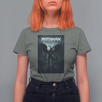 Mothman T Shirt For Women Folklore Gothic Horror Cryptid Gift - Wonder Print Shop