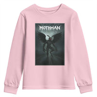 Mothman Youth Sweatshirt Folklore Gothic Horror Cryptid Gift - Wonder Print Shop