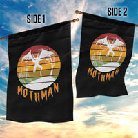 Mothman Garden Flag Retro Vintage Cryptid Gothic Horror Gift - Wonder Print Shop