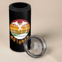Mothman 4 in 1 Can Cooler Tumbler Retro Vintage Cryptid Gothic Horror Gift