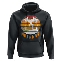Mothman Hoodie Retro Vintage Cryptid Gothic Horror Gift - Wonder Print Shop
