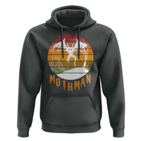 Mothman Hoodie Retro Vintage Cryptid Gothic Horror Gift - Wonder Print Shop