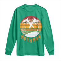 Mothman Long Sleeve Shirt Retro Vintage Cryptid Gothic Horror Gift - Wonder Print Shop