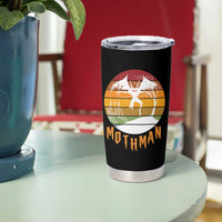 Mothman Tumbler Cup Retro Vintage Cryptid Gothic Horror Gift