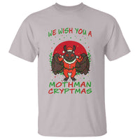Mothman Christmas T Shirt We Wish You A Mothman Cryptmas Funny Christmas Gift - Wonder Print Shop